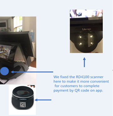 RD4100 เครื่องสแกนบาร์โค้ด 1D และ 2D แบบเดสก์ท็อป