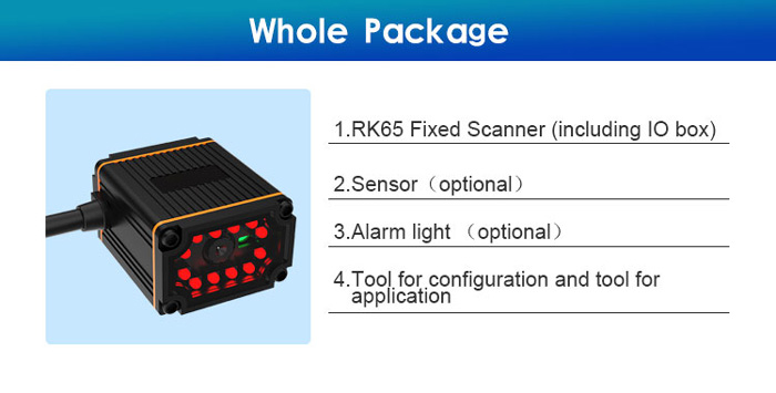 RK4000 เครื่องสแกนอุตสาหกรรม 2D สแกนโค้ด DataMatrix